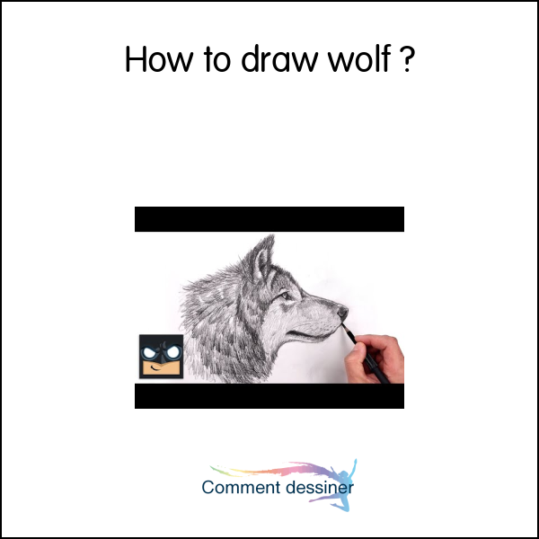 How to draw wolf